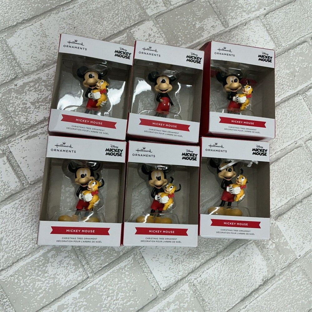 Disney Mickey Mouse Hallmark Ornaments Lot